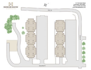 Brenlee Haven Apartments site map